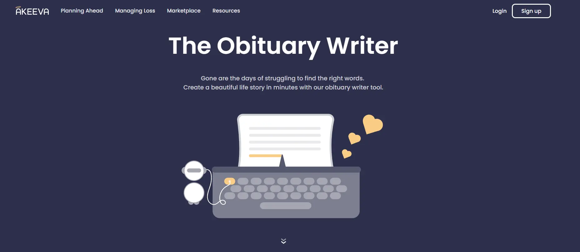 图片[1]-Obituary Writer使用人工智能工具轻松为亲人创建感人讣告-超凡AI